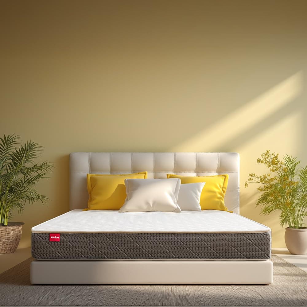 Kurlon Spinel Ortho Mattress | Orthopedic Mattress | Spine Support | Breathable Fabric | Firm Support | High Density Bonded Foam | PU Quilting | Single Size | 78x30x6 | 2 Yrs Warranty