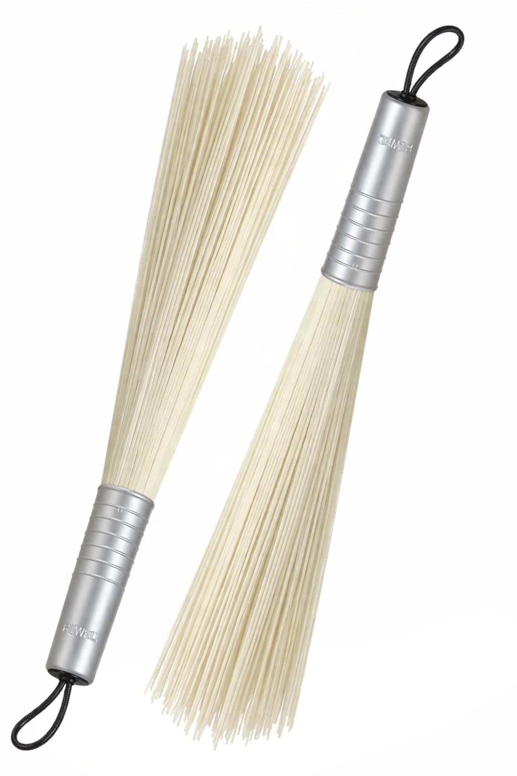 Plastic Broom for Bathroom Cleanings & Home Floor Cleaning| Hard Bristle Broom for Scrubbing in Bathroom Wet and Dry Floor Cleaning Fiber Broom Hard Bristle Plastic (Pack of 2)