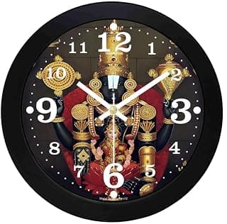 Wall Clock for Home Bedroom Hall Living Room Office | Mute and Quiet Clocks | Home Decorative Art Collection (Pack of 1_WC-112)