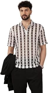 WROGN Men's Shirt | All-Over Print | Comfort Fit