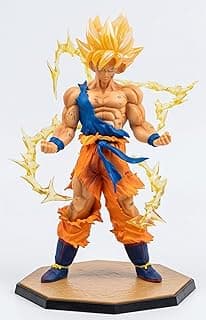 Anime Action Figure 17 cm Superhero Collectible Figure for Car Dashboard, Home Decoration & Gifting | Dragon Ball Z Style Character Statue for Anime Lovers (Goku VI)
