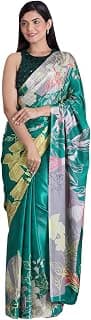 navyasa liva satin floral print saree