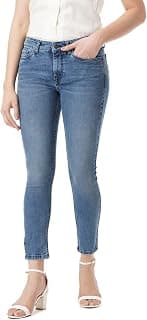 INKD Women's Airflex Skinny Fit Jeans - Mid-Rise | Cotton Blend | Lightweight | Stretchable Fabric | Classic 5 Pocket Styling | Jeans for Women (Available in Plus Sizes)