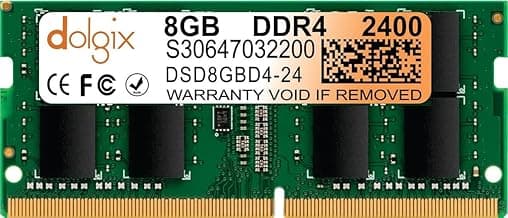 Dolgix® 8GB DDR4 2400MHz RAM | Laptop/Notebook RAM | CL-17 | Laptop-Memory | SO-DIMM | PC4-19200 |2Rx8 Dual Rank | 3- Year Warranty -(Made in India)