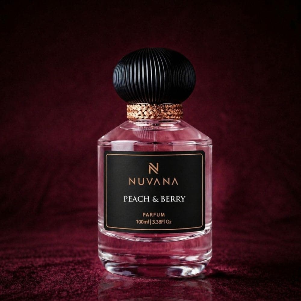 Nuvana Peach & Berry Premium Perfume for Men & Women | Fruity Sweet Berry Fragrance | Long Lasting Luxury Perfume Spray | Daily Wear, Travel & Special Occasions | 100ml