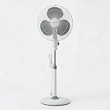 amazon basics 16-Inch Pedestal Fan | Tilting Head | 1400 RPM | Silent Operation| 400mm Sweep Length (Grey)