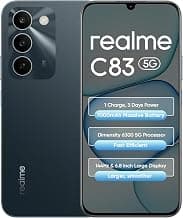 realme C83 5G Smartphone 6+128GB Green, 6.8-Inch Screen, 144HZ Ultra Bright Display, 7000mAh Battery, Rear 13MP+Front 5MP Camera, MediaTek Dimensity 6300, IP64