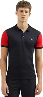 United Colors of Benetton Men's Regular Fit Polo Shirt (23A3P89J4033I_Navy L)