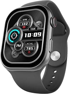 Fire-Boltt Fire-Boltt Brillia Smart Watch 2.02” Super AMOLED Display, Bluetooth Calling, SpO2, Heart Rate Monitor, 120+ Sports Modes, Fitness Tracker, Voice Assistant, Smart Watch for Man & Women