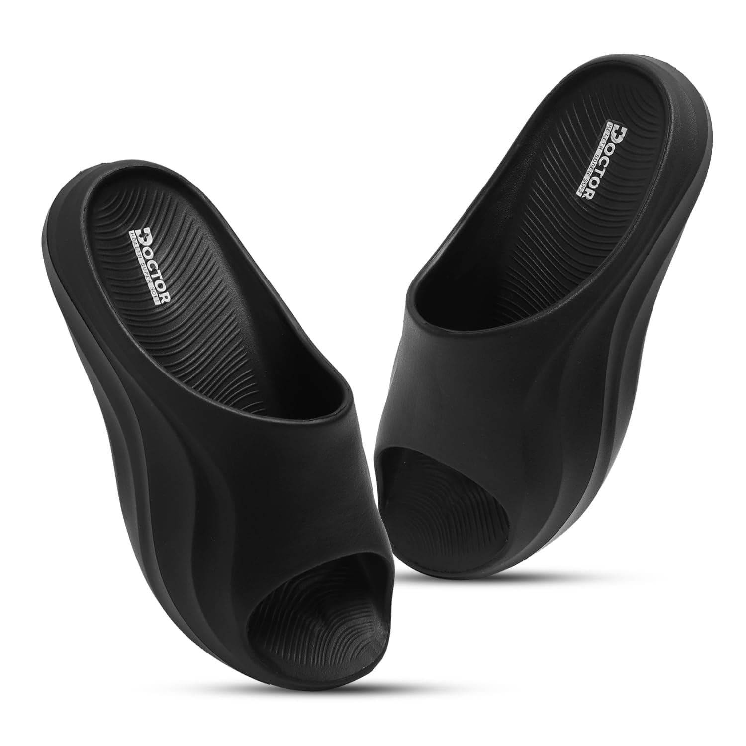 DOCTOR HEALTH SUPER SOFT Slides for Men|| Lightweight || Skid Resistant || Men’s Casual Slides – Stylish, Comfortable, and Anti-Slip Footwear for Everyday Use|| Flip-Flop & Sliders for Men