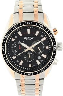 Titan Titan Octane Chronograph Black Dial Men's Watch -NM90077KM03 / NL90077KM03/NP90077KM03