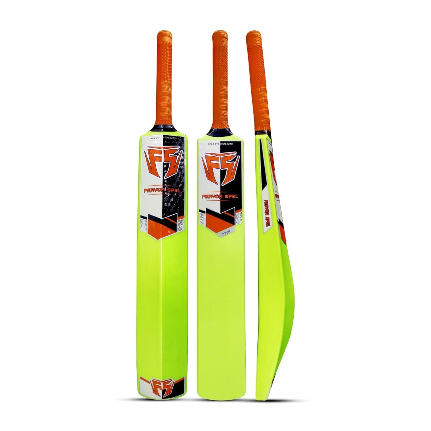 FS Devil Heavy Plastic Tennis Cricket Bat | Durable Power Hitting Bat for Hard and Soft Tennis Ball, Backyard Cricket, Practice & Recreational Matches | (Size 5)