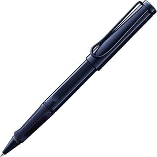 Lamy Safari Dark Dusk Rollerball Pen with Ergonomic Grip, Line Width M - For Comfortable Writing - Made of Robust ASA Plastic - with Roller Refill M 63 Black