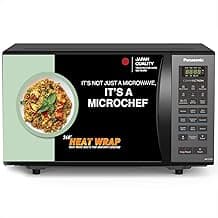 Panasonic 23L Convection Microwave Oven(NN-CT353BFDG,Black Mirror, 360° Heat Wrap, Magic Grill)