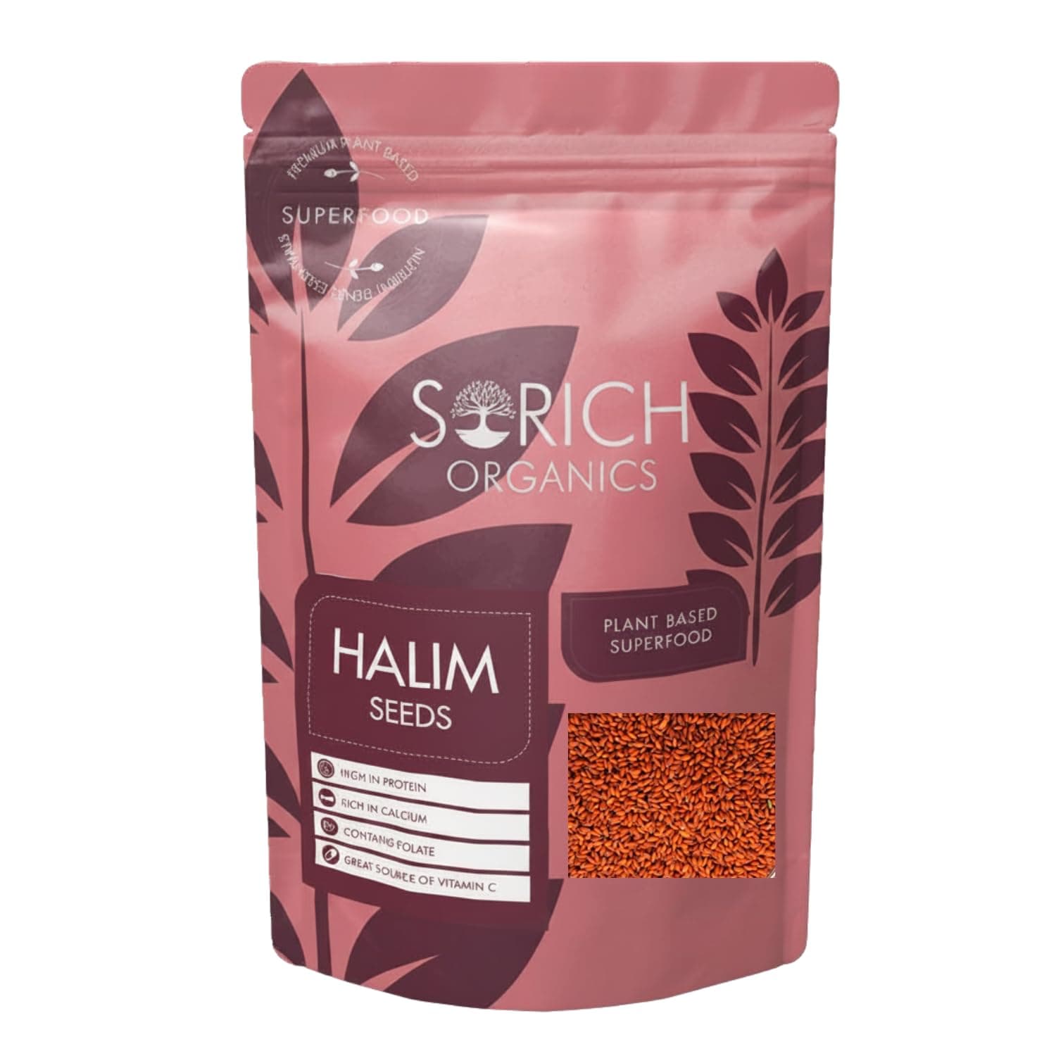 Sorich Organics Halim Seeds 400g | Garden Cress (Aliv) Seeds for Eating | Rich in Iron, Omega-3 & Fiber | Immunity Booster Superfood | Non-GMO & Gluten-Free
