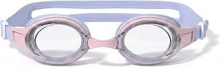 BURNLAB Swimming Goggles for Everyday Pool Use, Clear Vision Lens, Easy Adjustable Strap, Unisex Adult (Pink and Blue)
