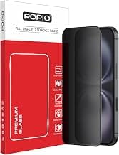 POPIO Military-Grade Privacy Screen Protector for iPhone 16 – 9H Tempered Glass, Anti-Spy Protection, Scratch-Resistant, HD Clarity (1 Pack)