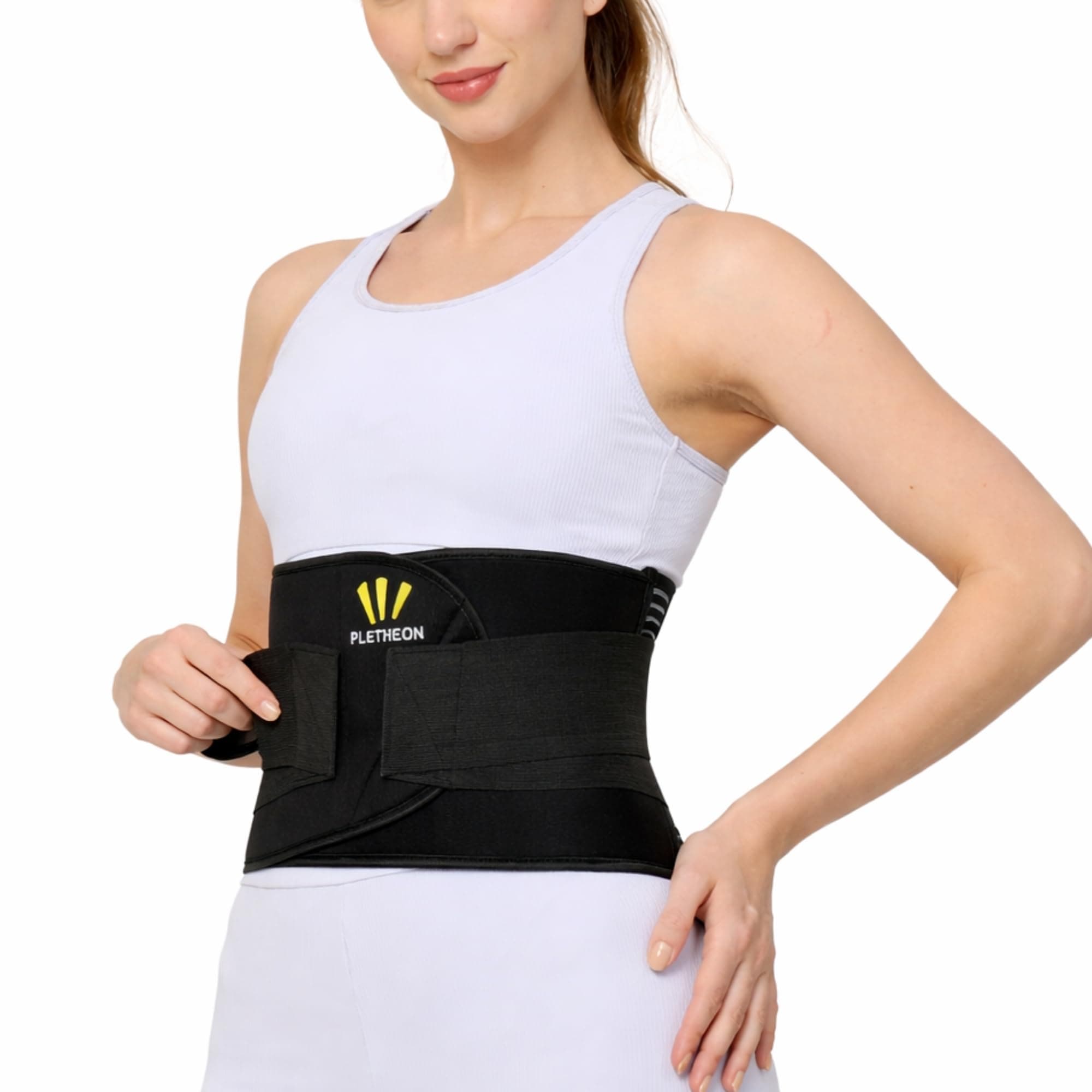 Postpartum Abdominal Belt for Women | After Delivery Belly Support, Black | Breathable & Adjustable, Universal Fit