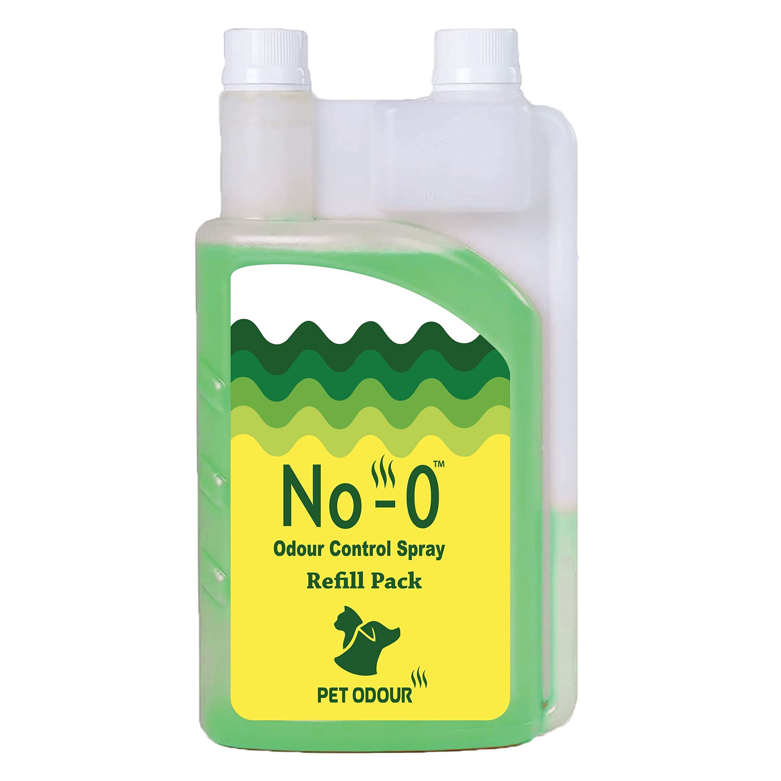 No-O Odour Control Spray 1000 ml | Refill pack | Pet Area Freshener | Pet Odour Eliminator | Works @ Molecular Level For Carpet, Furniture, Pet Bed, Etc | Safe for Dogs and Cats