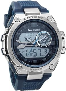 Fastrack Mean Machines Analog-Digital Black Dial Men's Watch 38055PP01/NN38055PP01