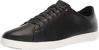 Cole Haan Men's Grand Crosscourt Sneaker, Black Lthr/White, 9.5 Wide