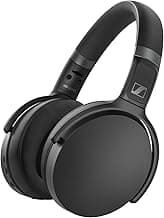 Sennheiser HD 450BT Wireless Headphones, German Design, ANC, Alexa Built-in, 30H Battery, Comfortable & Lightweight Over Ear Design, Built-in Mic for Clear Calls, Fast Charging, 2Y Warranty, Black