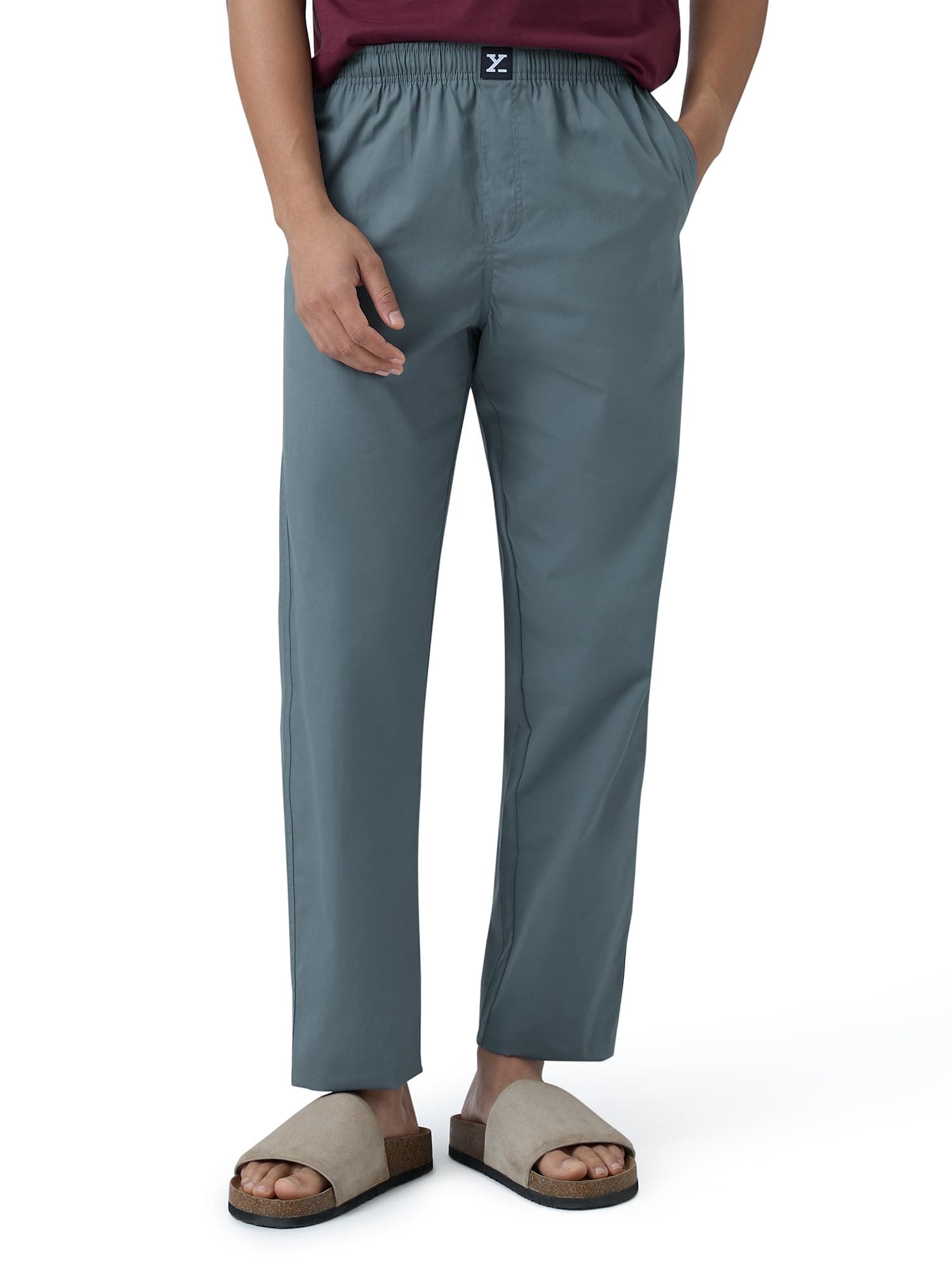 XYXX Men's Pace Super Combed Cotton Regular Fit Solid Pyjamas