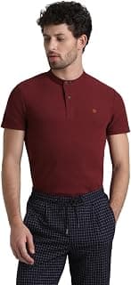 JACK & JONES Men's Henley Neck Slim Fit Cotton T-Shirt