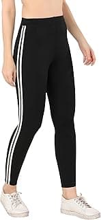 TRASA Women's and Girls Skinny Fit Gym High Waist, Workout Trackpants 4 Way Stretch Yoga Pants, Available Sizes:- S,M,L,XL,2XL,3XL