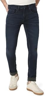 Spykar Men's Slim Fit Low Rise Casual Jeans