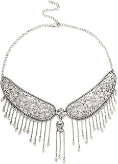 Shaya by Caratlane | 925 Silver| Dhoom Dhaam Necklace in Oxidised | Gifts for Womens & Girls