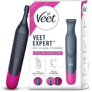 Veet Women Trimmer |All-in-One Full Body Trimmer for Women | Full Body, Bikini, Face & Eyebrow | No Nicks & Cuts | Hair Removal | Bikini Trimmer | Eyebrow Trimmer