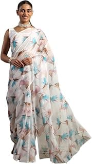 Garden Vareli Floral Print Nara Chiffon Saree 73475