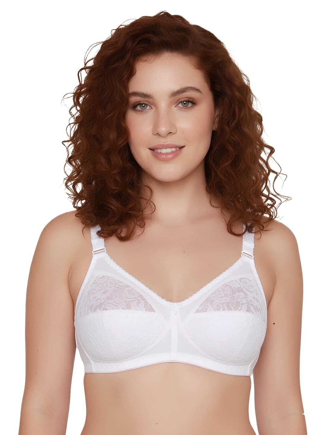 INKURV Full Coverage Net Bra for Women Cotton| Comfortable Minimizer Bra for Heavy Breast Bra for Big Busts| Sag Lift Support Bra