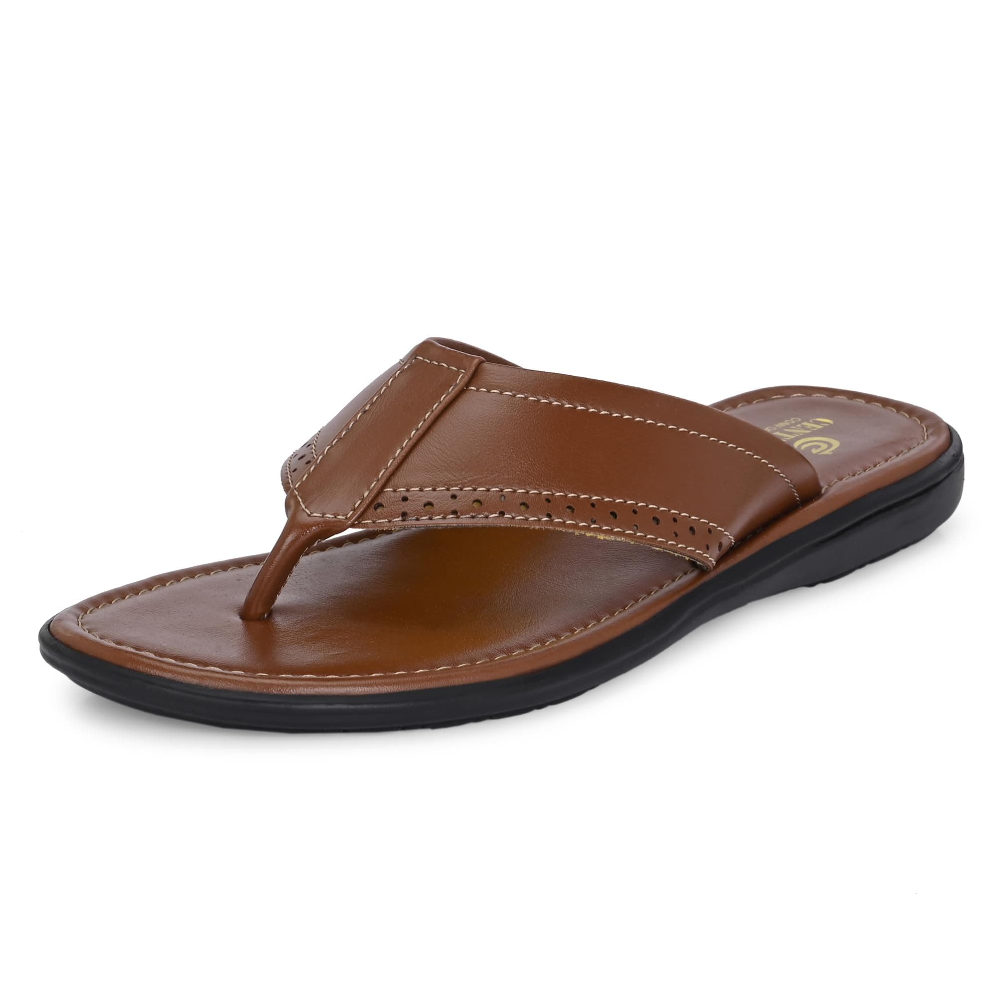 Centrino Slipper for Men | Cushioned Insole for Comfort | Stylish & Durable Chappal for Boys & Men| Perfect for Beach (6802)