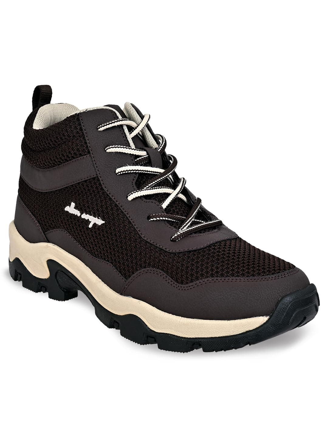 Allen Cooper Men's Sports Trekking & Hiking,Biking,Walking Shoes with Rubber Outsole & Memory Foam Insole Lace-Up Shoes for Men's(ACSS-252|Black|Beige|LightGrey Size-6,7,8,9,10)
