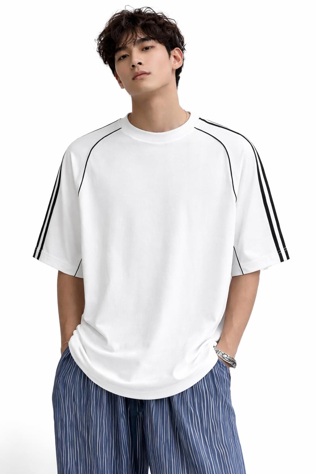 NETCLICK Men's Plain Polycotton Relax Fit Round Neck Half Sleeve T-Shirt, Gym & Travel