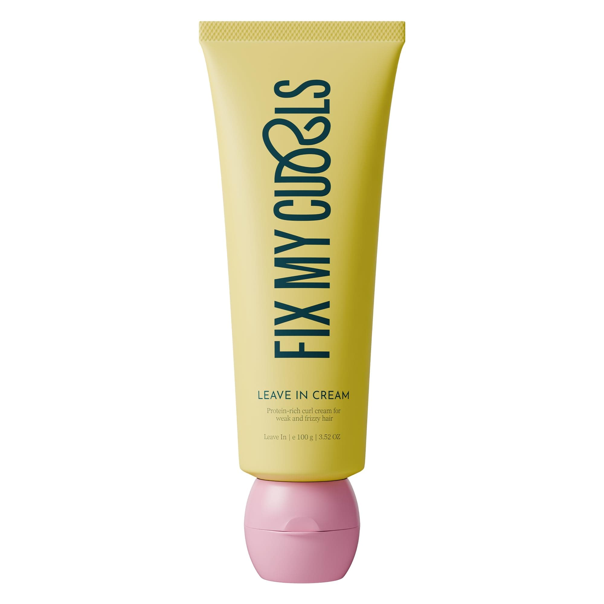 Fix My Curls Leave In Cream | With Moisturising Jojoba Oil, Nigella Sativa Oil, & Keratin | For Curly, Wavy, Dry & Frizzy Hair | Silicone Free, Curl Defining Cream | Frizz Control Solution | 100gm
