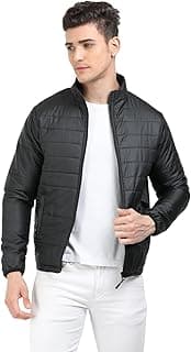 Scott International Winter Puffer Jacket | Mens Nylon Quilted standard length | Bomber Full Sleeve Monsoon | Lightweight Winter Wear Mens Jacket