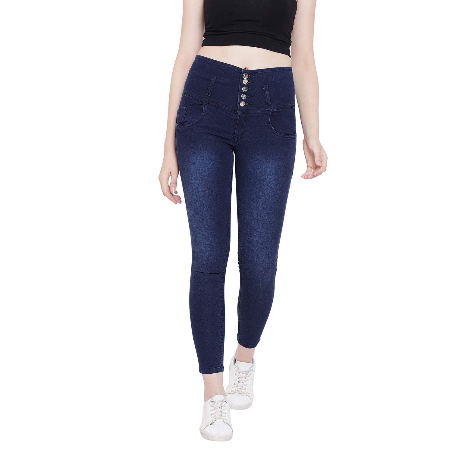 Nifty Women's Stretch Fit High Rise Denim Stretchable High Waist Jeans