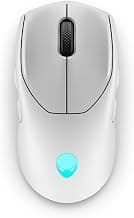 Alienware Wireless Gaming Mouse AW720M, 26000 DPI, 8 Buttons | Tri-Mode, USB-C Dongle, 16.8M AlienFX Lighting, Fast Charging, 420 Hour Runtime, 650 IPS, Ambidextrous Design, Lunar Light
