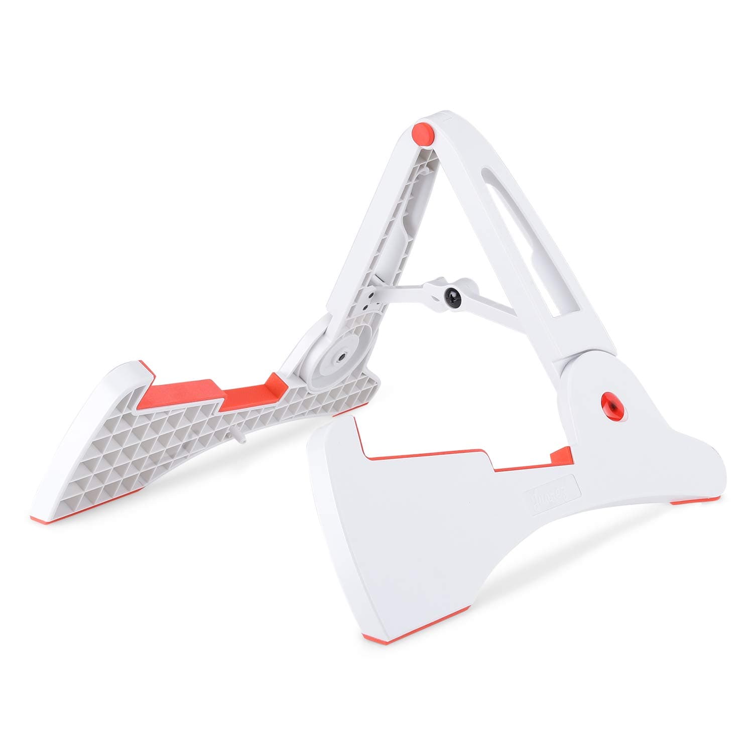 Juarez JRGS300WH Premium Foldable Guitar Stand – Compact, Lightweight (288 g), ABS Build with Silicone Padding – Fits Acoustic, Electric, Bass, Mandolin