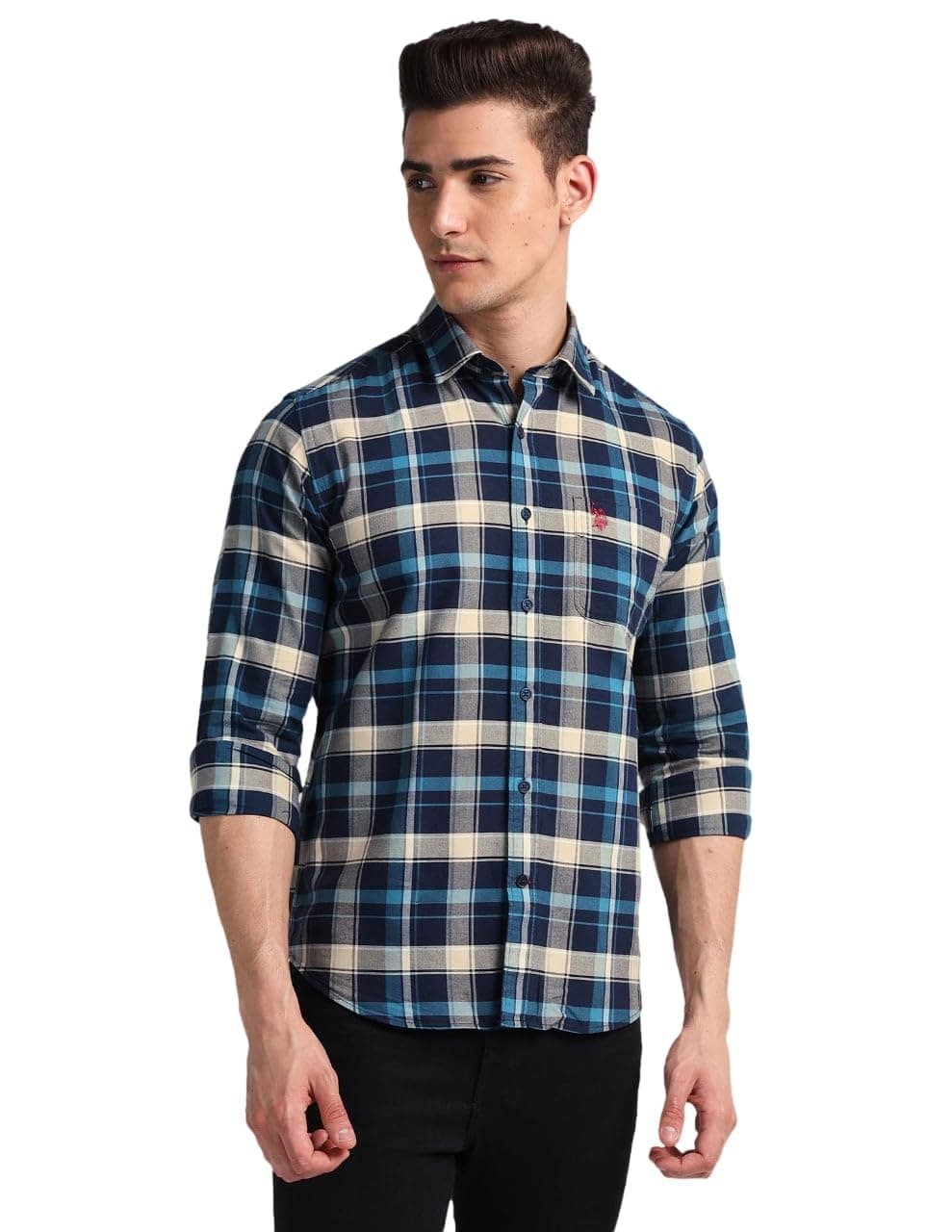 U.S. Polo ASSN. Men's Cotton Slim Fit Shirt