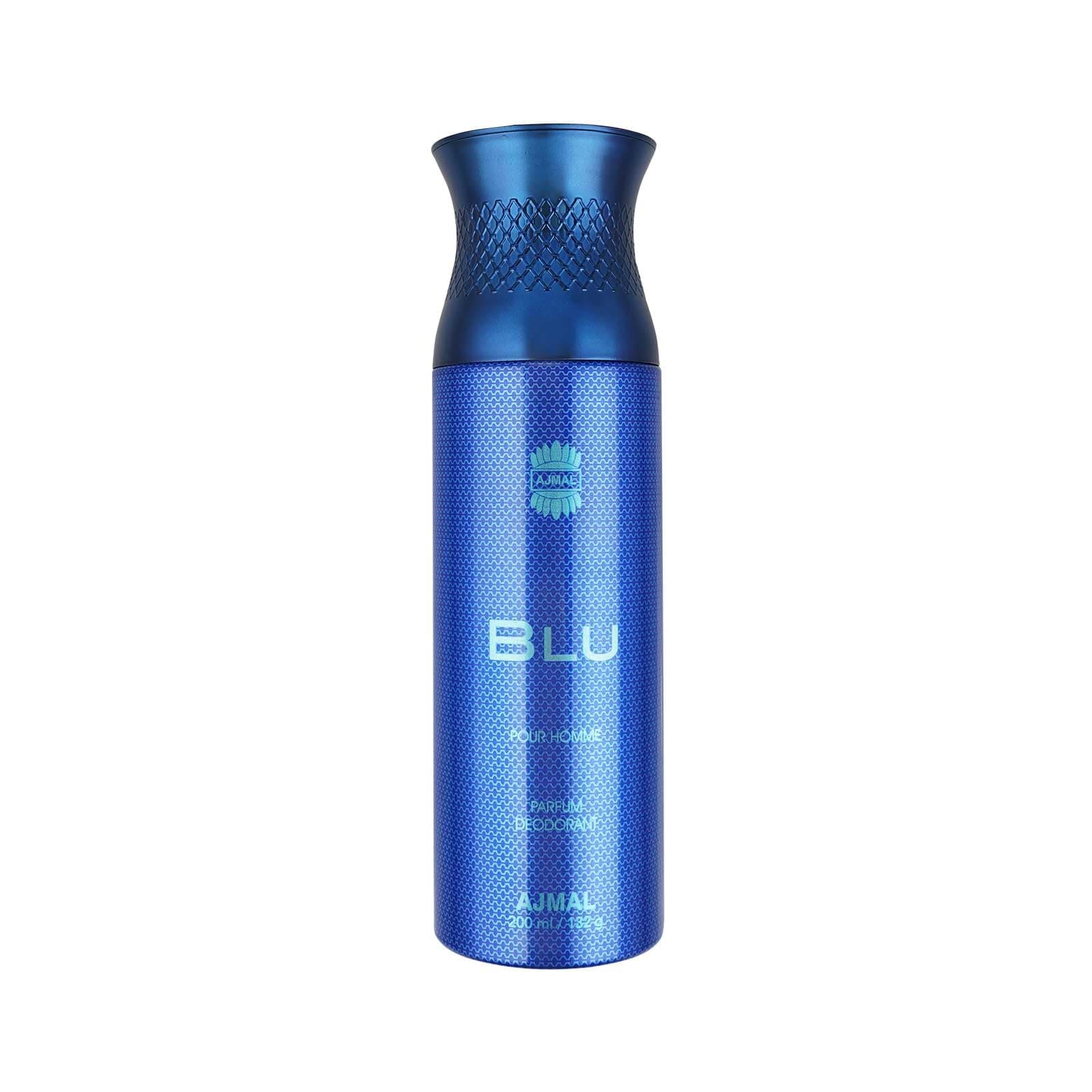 AJMAL Women's Blu Deodorant For Men, 200 Ml, Pack Of 1, Fresh, Liquid