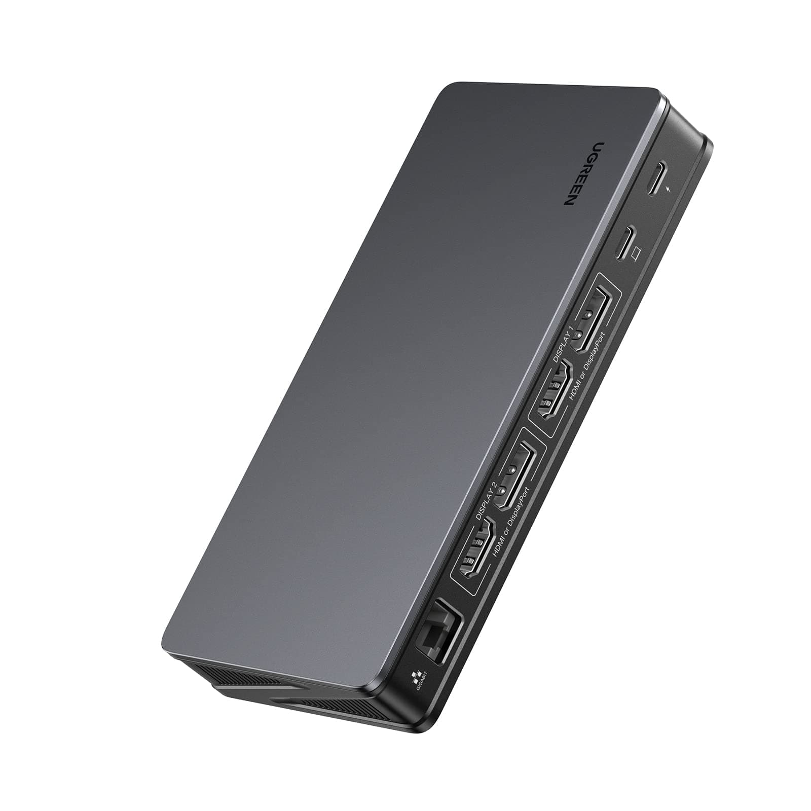 UGREEN Displaylink Docking Station for macOS Windows System | 4K@60hz, 10Gbps, 100W, Gigabit Ethernet Adapter, Revodok Pro 209 USB-C Dock 9-in-1