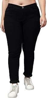 Nifty Women's Denim Stretchable Mid Rise Plus Size Jeans