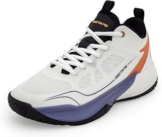 Red Tape Men's Sneakers White Mesh Pu Rubber Printing Round Toe