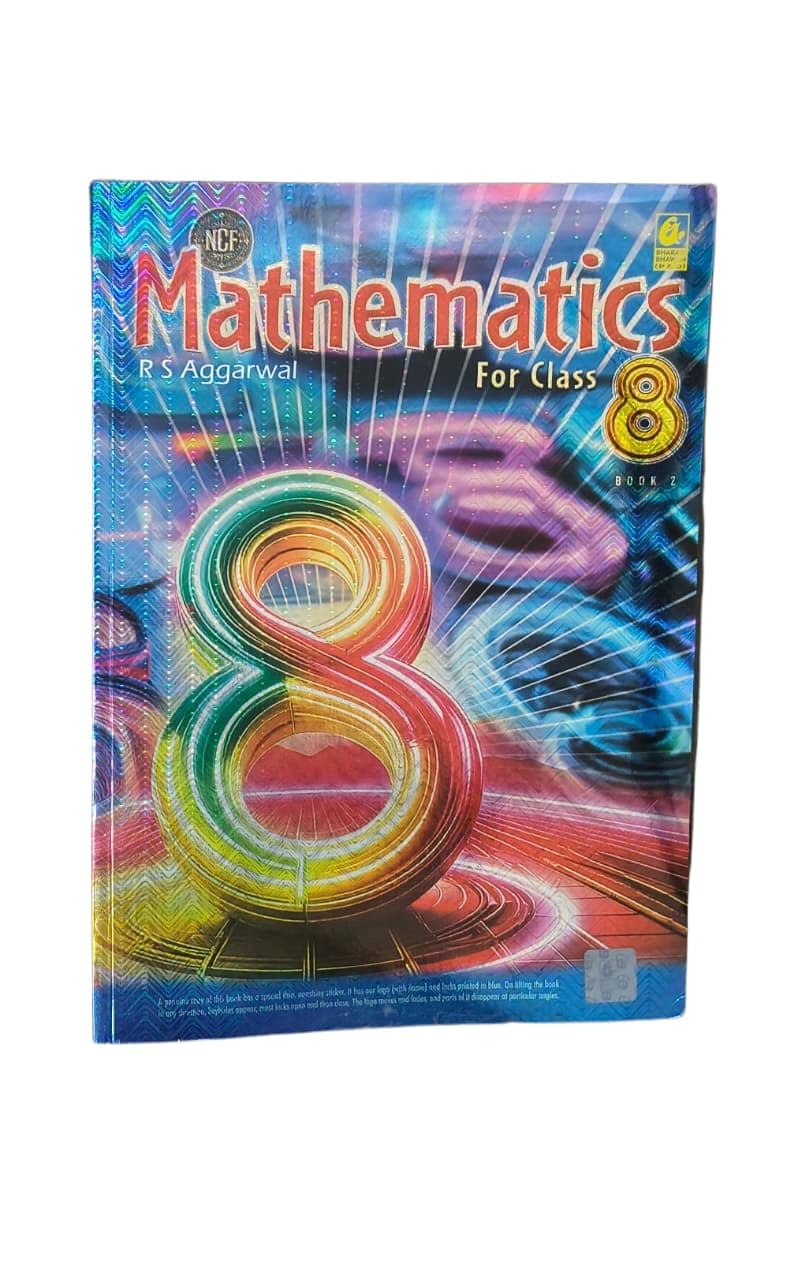 RS Aggarwal Class 8 Mathematics Book 2 2026 Edition | Based on NCERT Ganita Prakash Part 2 | Latest Revised Edition for 2026-27 Examination