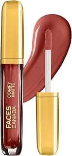 FACESCANADA Comfy Matte Liquid Lipstick - Lowkey Charm 30, 3.8 ml | Comfortable 10HR Longstay | Intense Matte Color | Almond Oil & Vitamin E Infused | Super Smooth | No Dryness | No Alcohol
