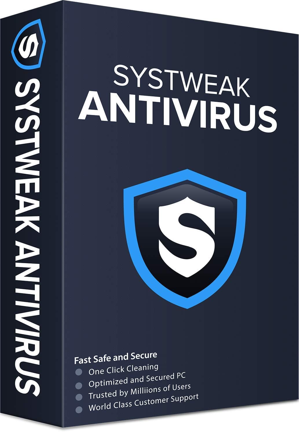 Systweak Antivirus - Software for Windows - 1 PC, 1 Year | Real-Time Protection | Exploit & Malware Protection | USB Protection | Firewall & Internet Security (Email Delivery in 2 hours- No CD)